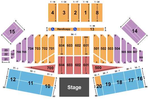 California Mid-State Fair Grounds Chris Stapleton Seating Chart